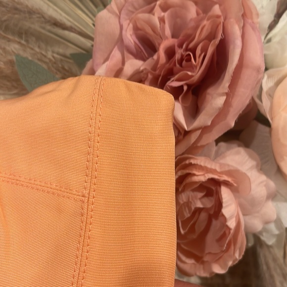 J.CREW strapless nectarine color dress size 6 NWT - Picture 4 of 7